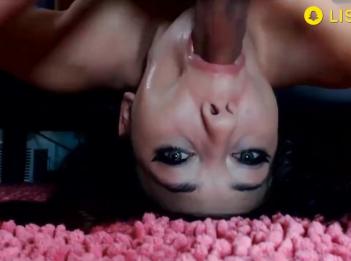 MILF Горло трахается с оральным кремпаем