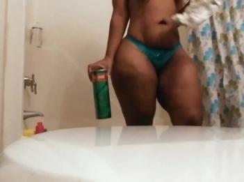 Black STEP MOM Анальная сперма в жопе с большими сиськами и тугой киской